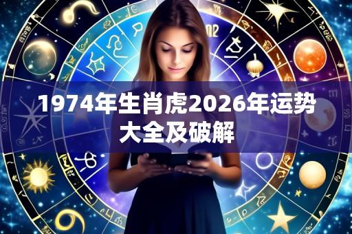 1974年生肖虎2026年运势大全及破解