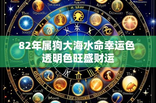 82年属狗大海水命幸运色 透明色旺盛财运