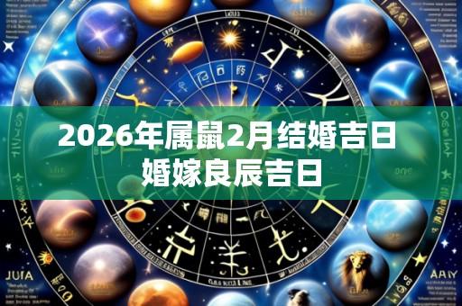 2026年属鼠2月结婚吉日 婚嫁良辰吉日