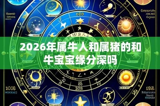 2026年属牛人和属猪的和牛宝宝缘分深吗