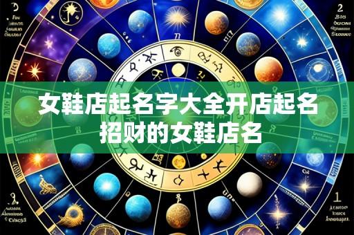 女鞋店起名字大全开店起名 招财的女鞋店名