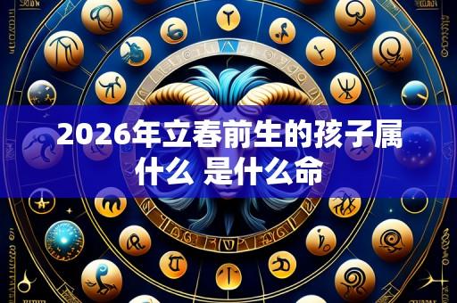 2026年立春前生的孩子属什么 是什么命