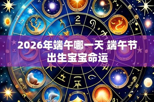 2026年端午哪一天 端午节出生宝宝命运