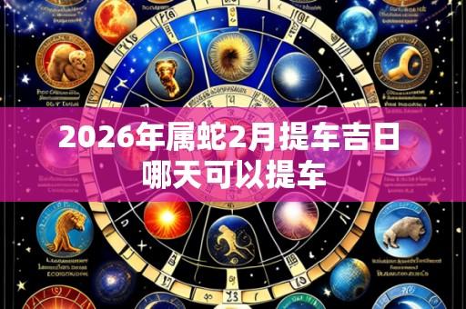2026年属蛇2月提车吉日 哪天可以提车