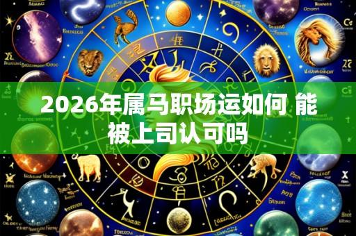 2026年属马职场运如何 能被上司认可吗