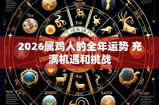 2026属鸡人的全年运势 充满机遇和挑战