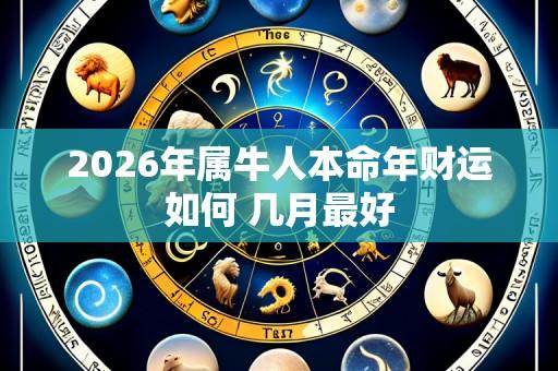 2026年属牛人本命年财运如何 几月最好