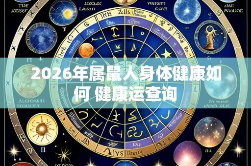 2026年属鼠人身体健康如何 健康运查询
