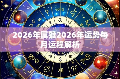 2026年属猴2026年运势每月运程解析