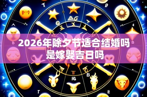 2026年除夕节适合结婚吗 是嫁娶吉日吗