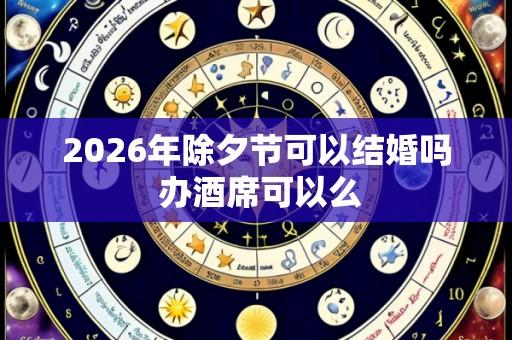 2026年除夕节可以结婚吗 办酒席可以么