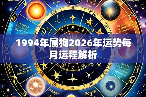 1994年属狗2026年运势每月运程解析