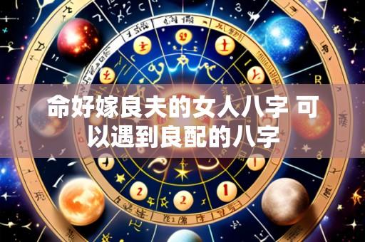 命好嫁良夫的女人八字 可以遇到良配的八字