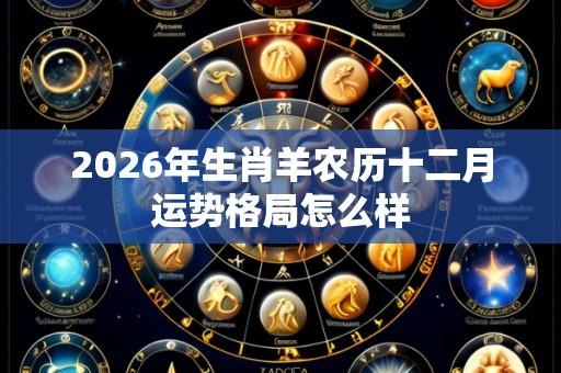 2026年生肖羊农历十二月运势格局怎么样