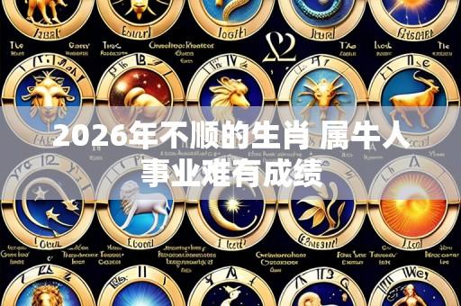 2026年不顺的生肖 属牛人事业难有成绩