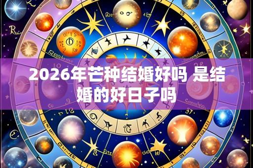 2026年芒种结婚好吗 是结婚的好日子吗