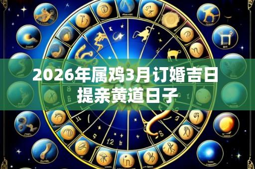 2026年属鸡3月订婚吉日 提亲黄道日子