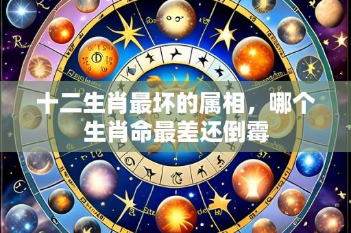 十二生肖最坏的属相,哪个生肖命最差还倒霉