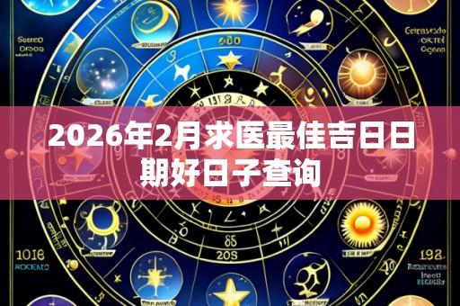 2026年2月求医最佳吉日日期好日子查询