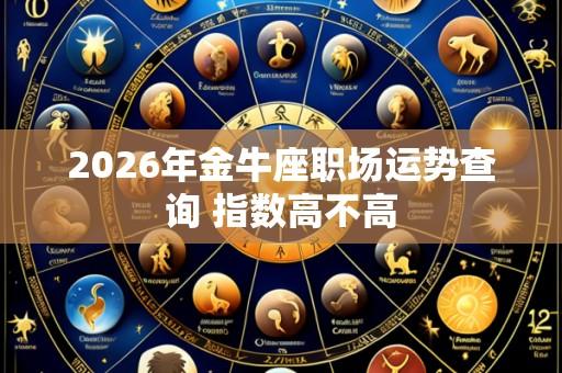 2026年金牛座职场运势查询 指数高不高