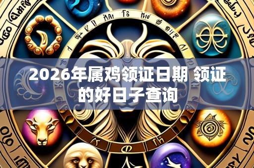 2026年属鸡领证日期 领证的好日子查询