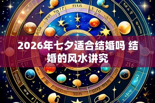 2026年七夕适合结婚吗 结婚的风水讲究