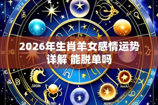 2026年生肖羊女感情运势详解 能脱单吗