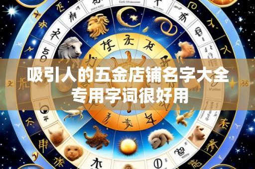 吸引人的五金店铺名字大全 专用字词很好用