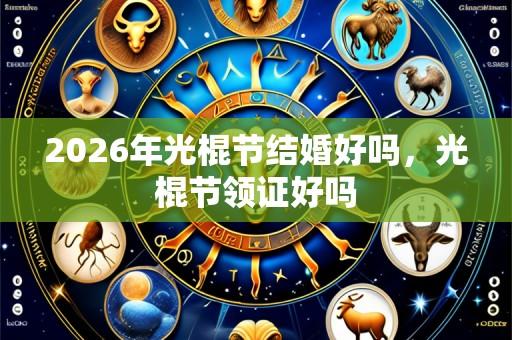 2026年光棍节结婚好吗,光棍节领证好吗