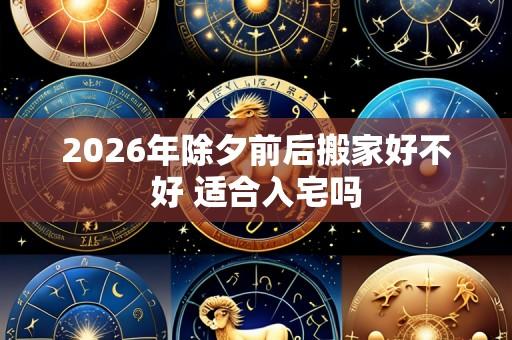 2026年除夕前后搬家好不好 适合入宅吗