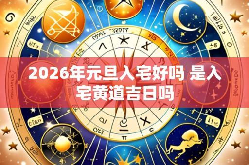 2026年元旦入宅好吗 是入宅黄道吉日吗