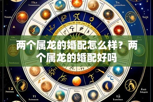 两个属龙的婚配怎么样?两个属龙的婚配好吗