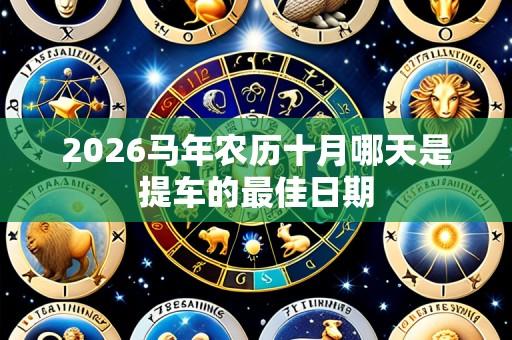 2026马年农历十月哪天是提车的最佳日期