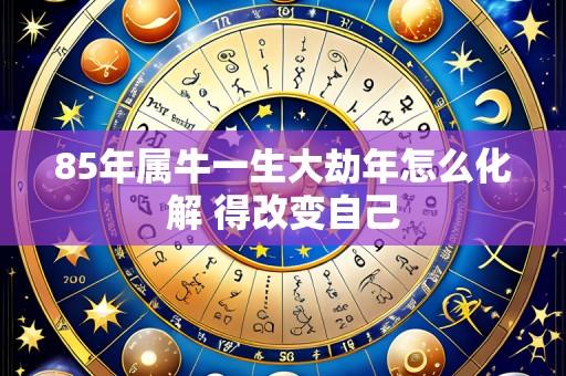 85年属牛一生大劫年怎么化解 得改变自己