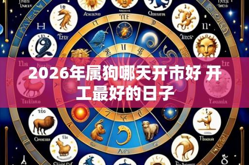 2026年属狗哪天开市好 开工最好的日子
