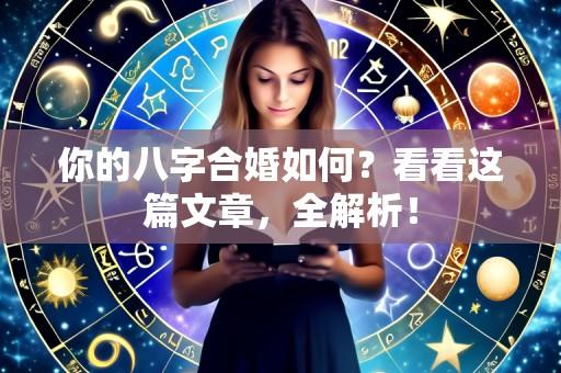 你的八字合婚如何?看看这篇文章,全解析!