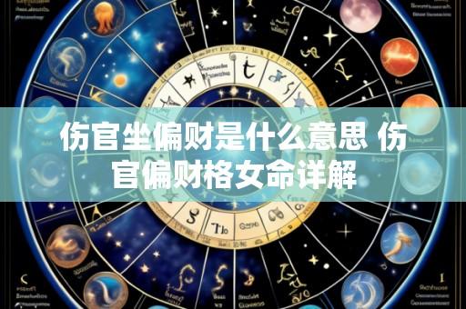 伤官坐偏财是什么意思 伤官偏财格女命详解
