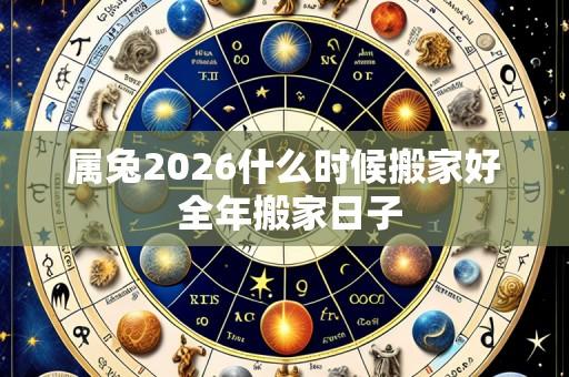 属兔2026什么时候搬家好 全年搬家日子