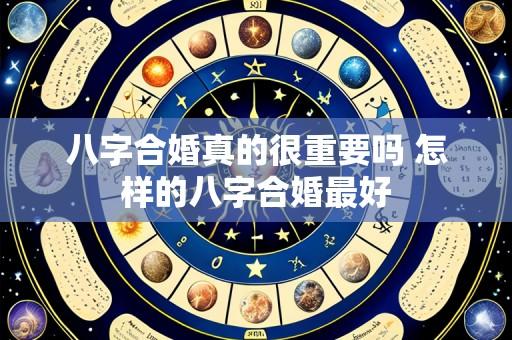 八字合婚真的很重要吗 怎样的八字合婚最好