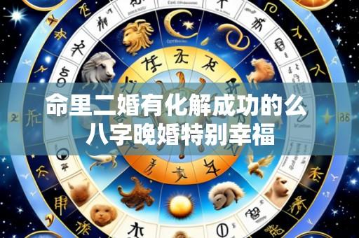 命里二婚有化解成功的么 八字晚婚特别幸福