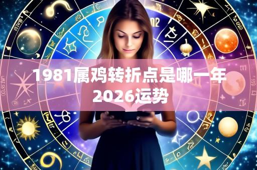 1981属鸡转折点是哪一年 2026运势