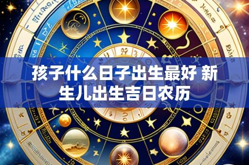 孩子什么日子出生最好 新生儿出生吉日农历