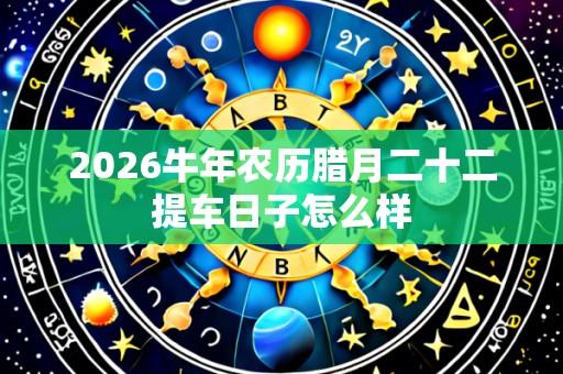 2026牛年农历腊月二十二提车日子怎么样