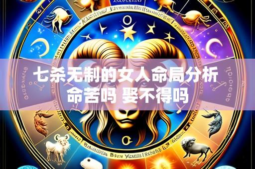 七杀无制的女人命局分析 命苦吗 娶不得吗