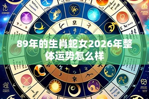 89年的生肖蛇女2026年整体运势怎么样