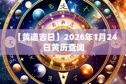 【黄道吉日】2026年1月24日黄历查询