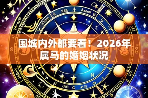 围城内外都要看！2026年属马的婚姻状况