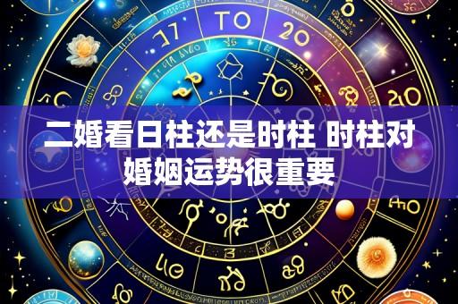 二婚看日柱还是时柱 时柱对婚姻运势很重要