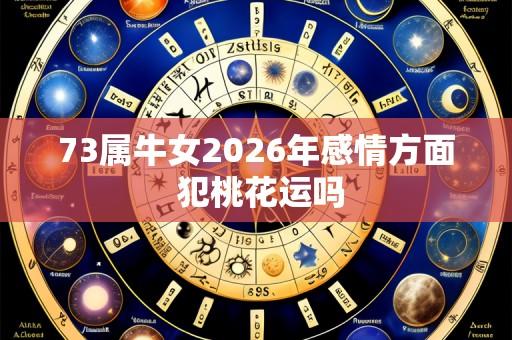 73属牛女2026年感情方面 犯桃花运吗