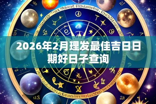 2026年2月理发最佳吉日日期好日子查询